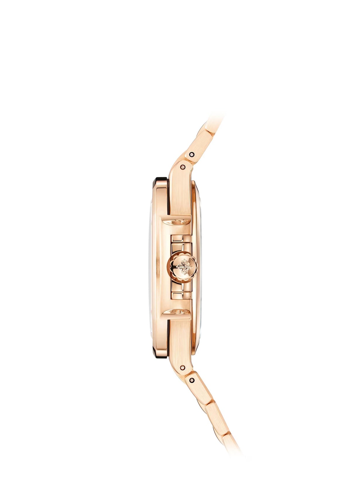 Patek Philippe Nautilus Ladies 35.2mm Rose Gold Silvery Opaline Dial