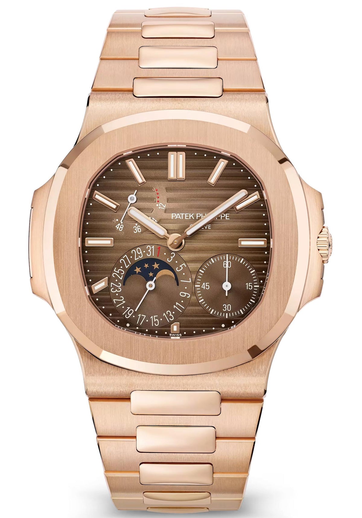 Patek Philippe Nautilus Rose Gold Chrono - 5712/1R-001
