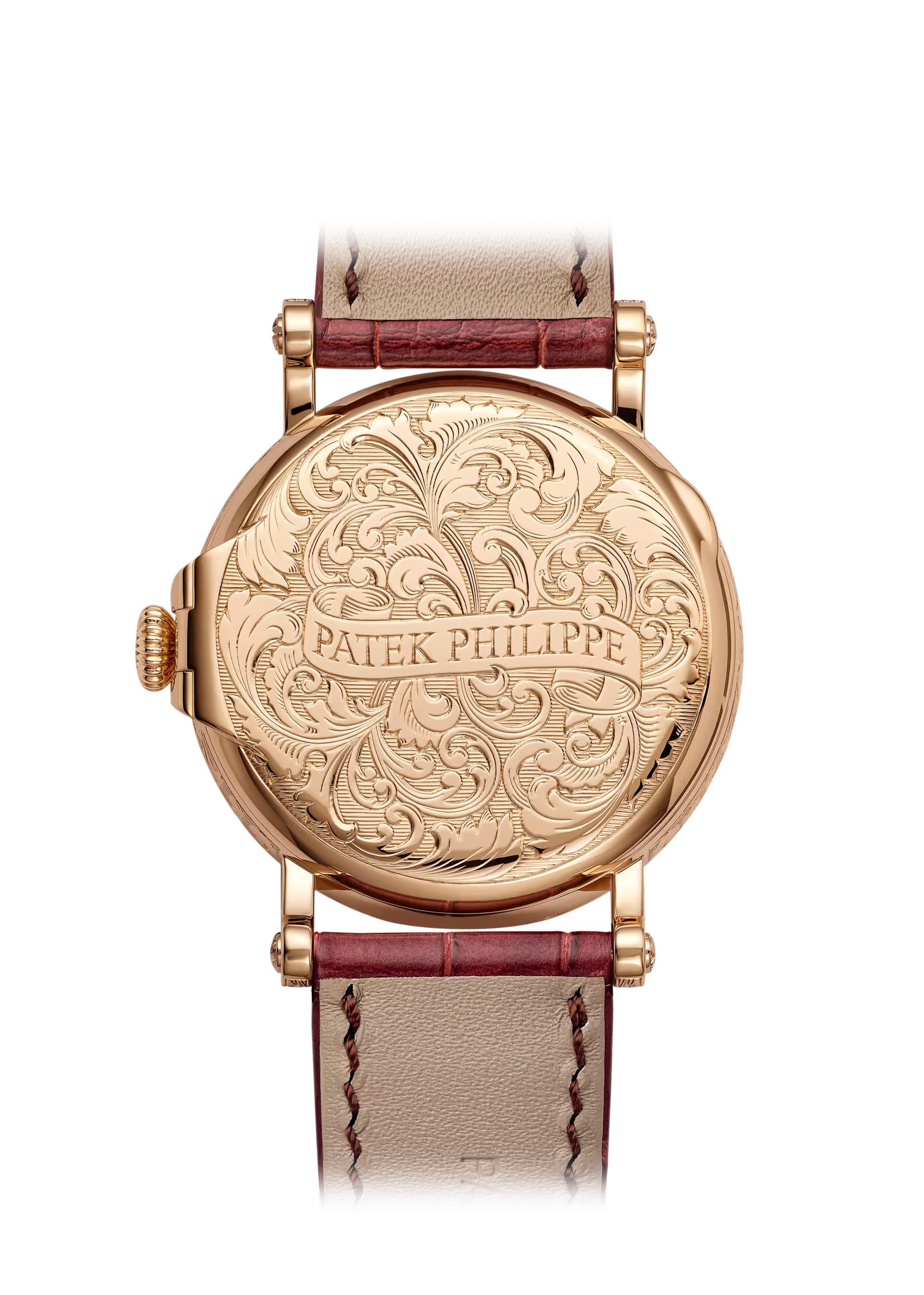 Patek Philippe Retrograde Perpetual Calendar 38mm Rose Gold Silvery Opaline Dial