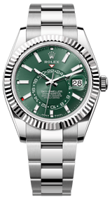 Rolex Sky-Dweller 42mm Stainless Steel Green Dial Oyster – 336934 – New 2025