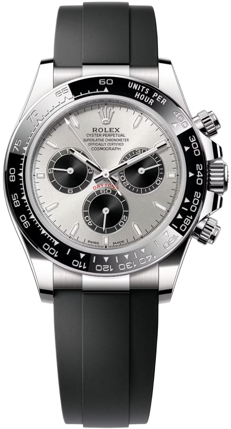 Rolex Cosmograph Daytona "Ghost" 40mm White Gold Grey Dial Oysterflex 126519LN