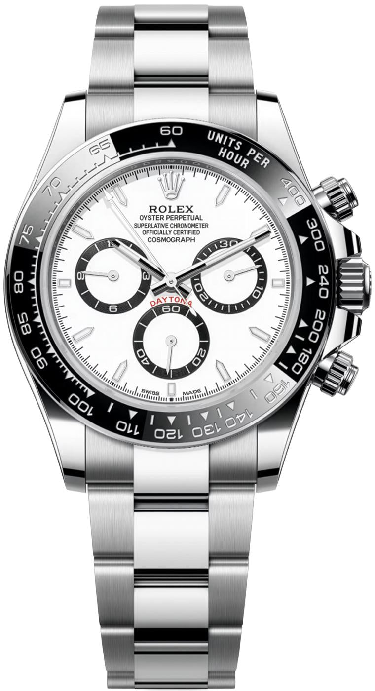 Rolex Cosmograph Daytona "Panda" 40mm White Dial Black Ceramic Bezel 126500LN
