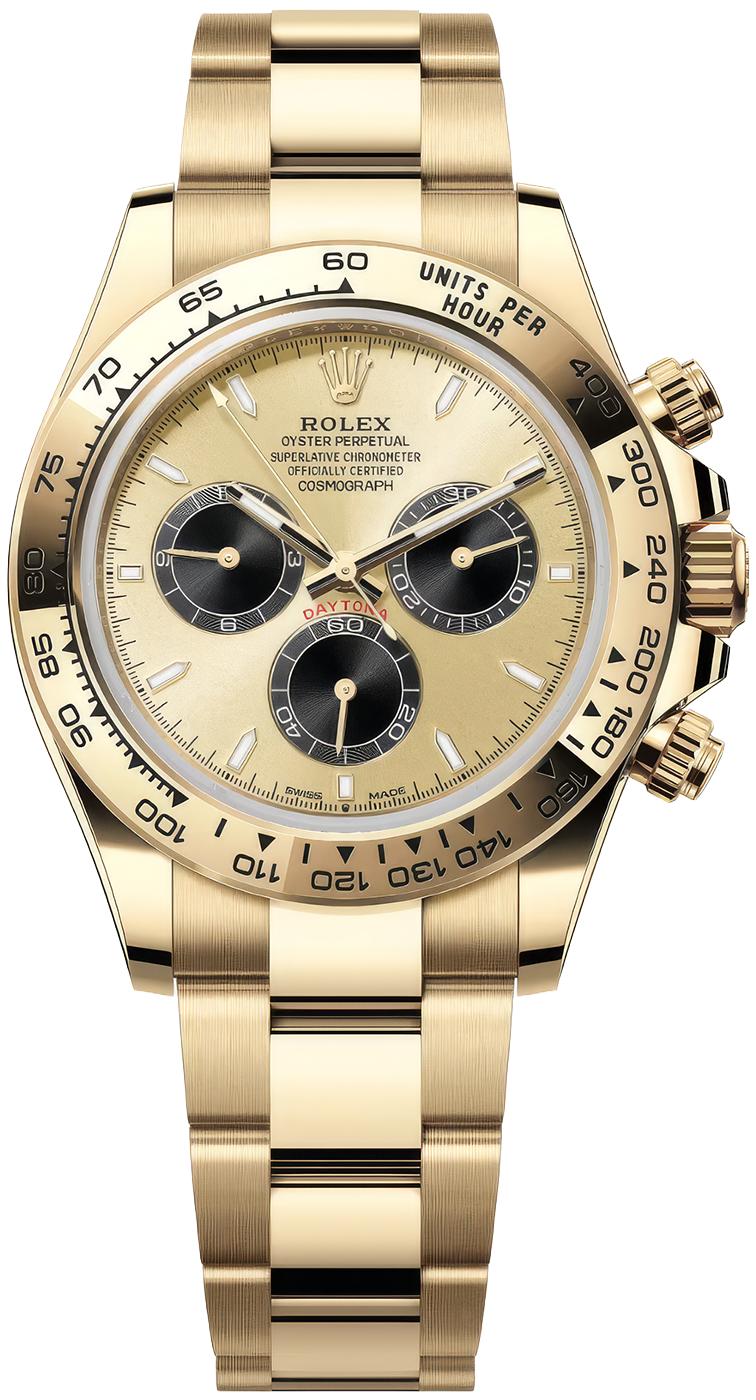 Rolex Cosmograph Daytona "YML / Pikachu" 40mm Yellow Gold Champagne and Black