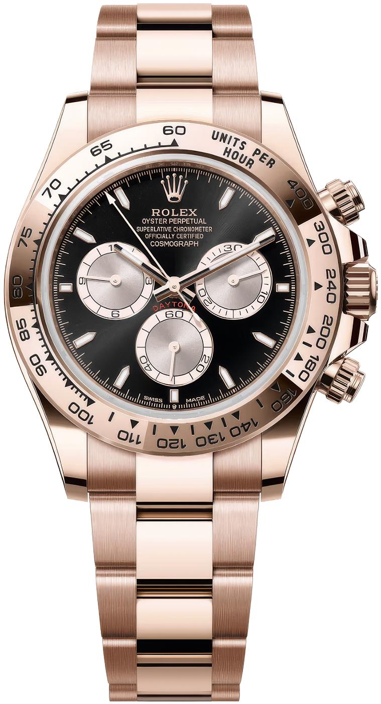 Rolex Cosmograph Daytona 40mm Everose Gold Black Dial 126505