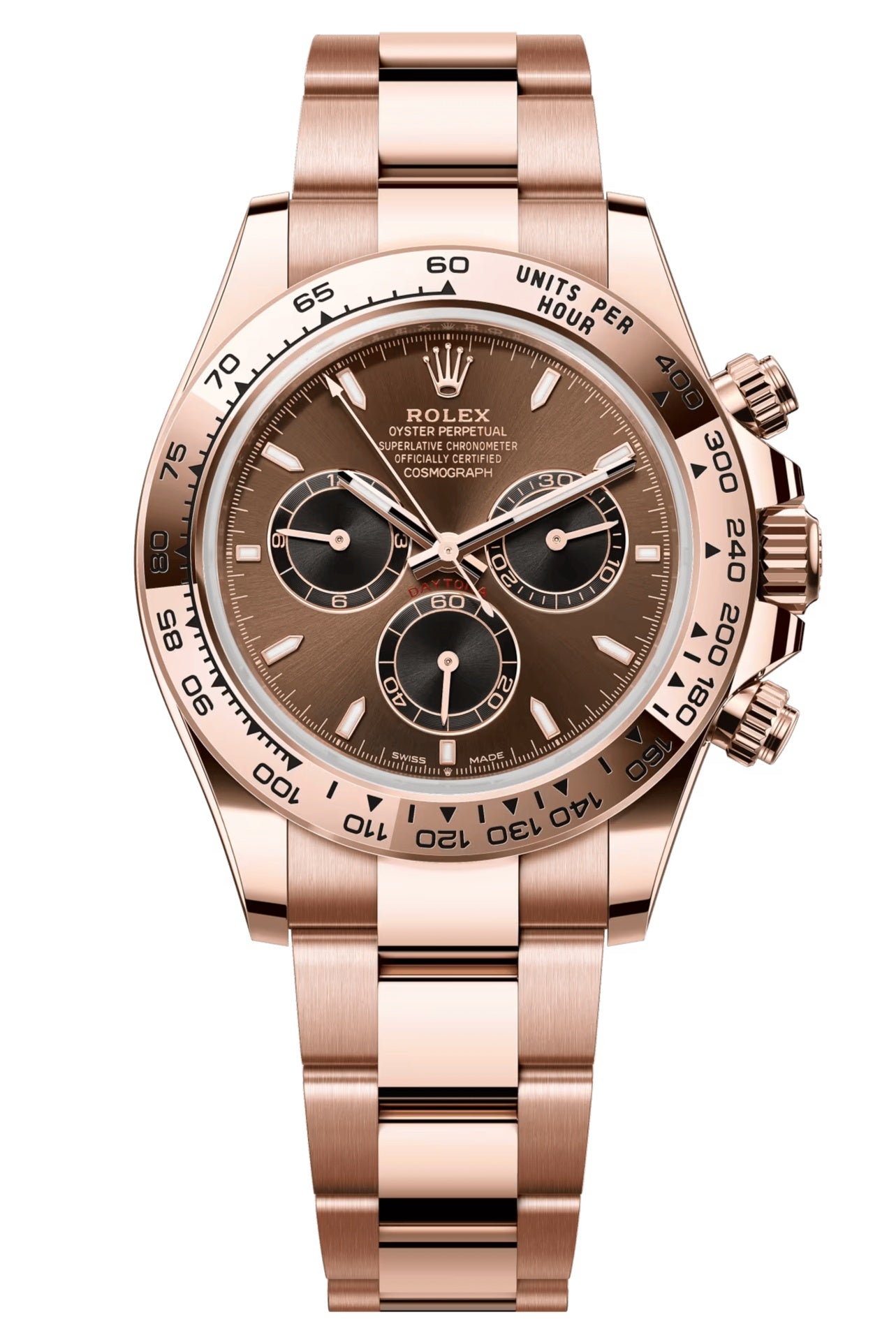 Rolex Cosmograph Daytona 40mm Everose Gold Chocolate Dial 126505