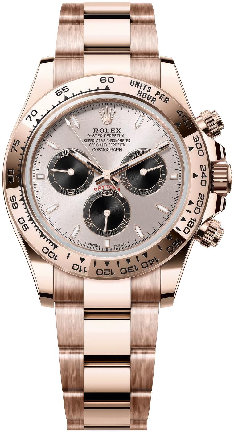 Rolex Cosmograph Daytona 40mm Everose Gold Sundust Dial 126505