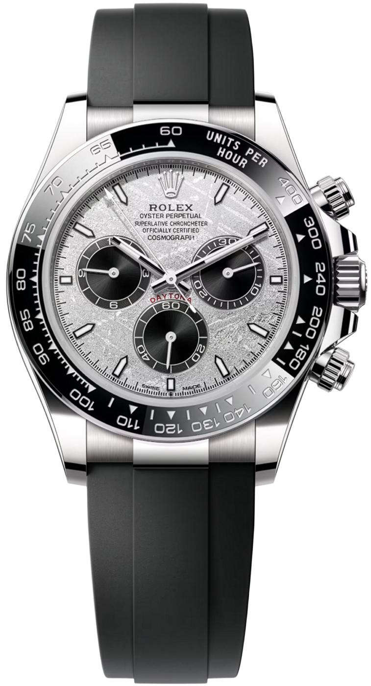 Rolex Cosmograph Daytona 40mm White Gold Meteorite Dial Oysterflex 126519LN