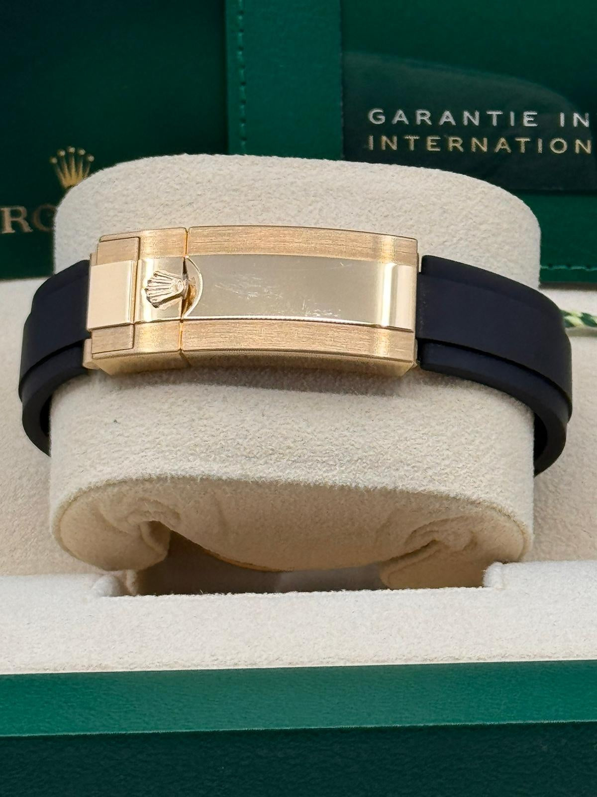 Rolex Cosmograph Daytona 40mm Yellow Gold Black Dial Black Ceramic Bezel