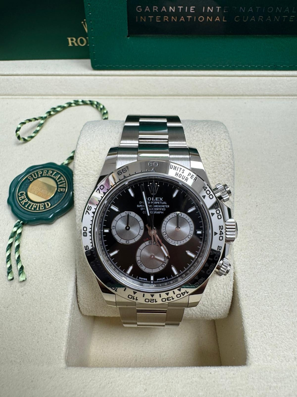 Rolex Cosmograph Daytona "Baby Le Mans" 40mm White Gold Black Dial 126509