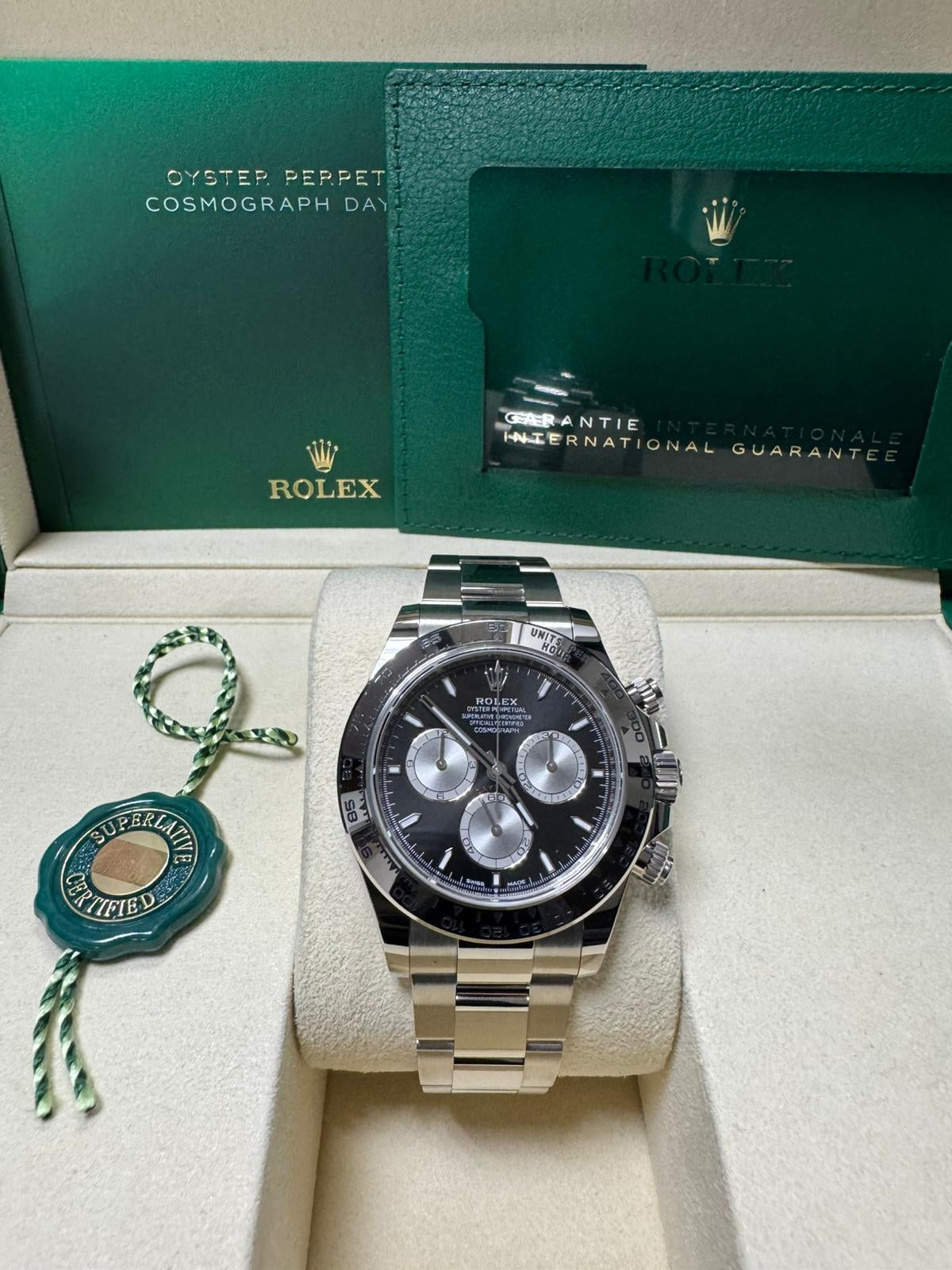 Rolex Cosmograph Daytona "Baby Le Mans" 40mm White Gold Black Dial 126509