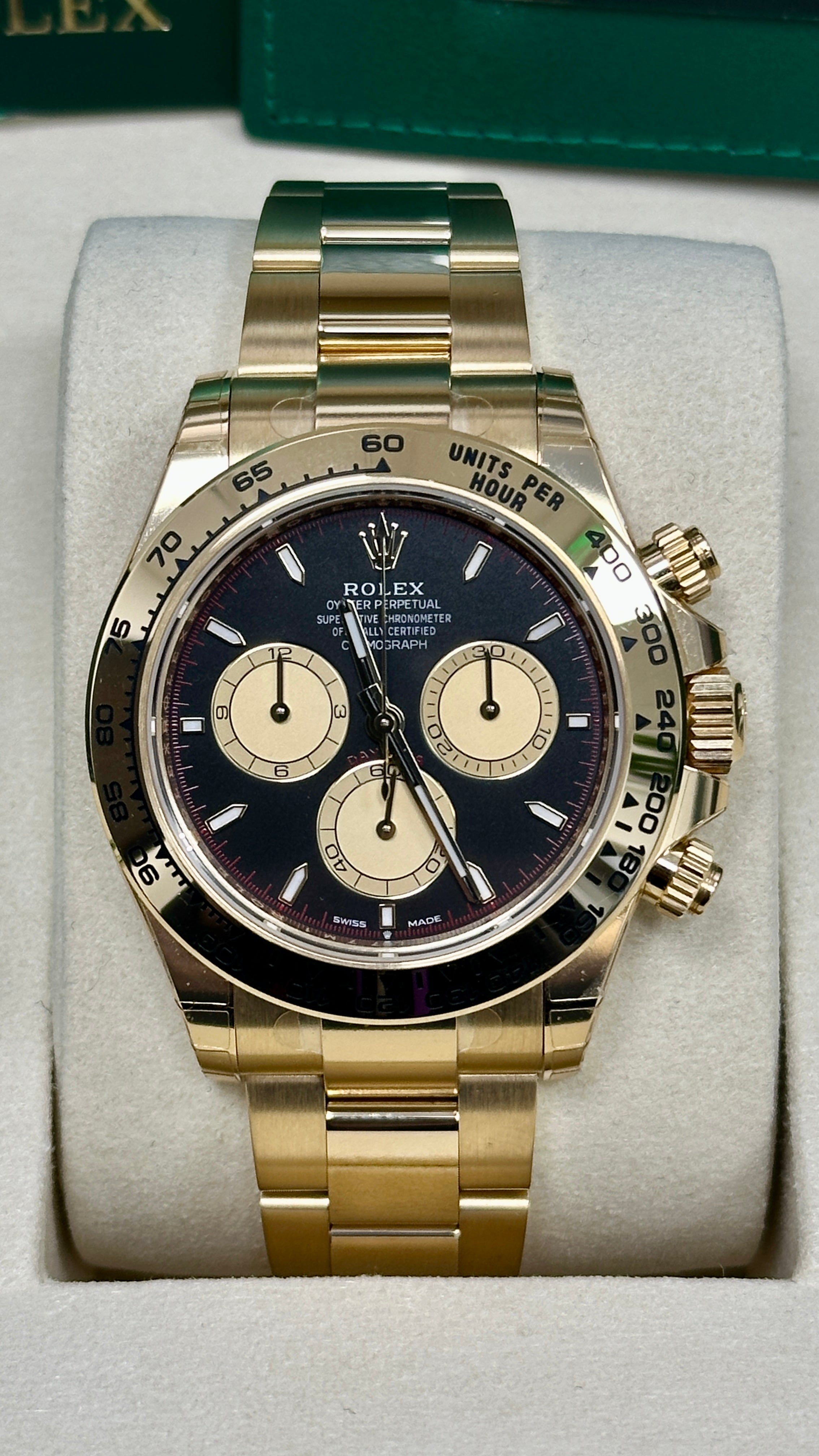 Rolex Cosmograph Daytona "Paul Newman" 40mm Yellow Gold Black Dial 126508