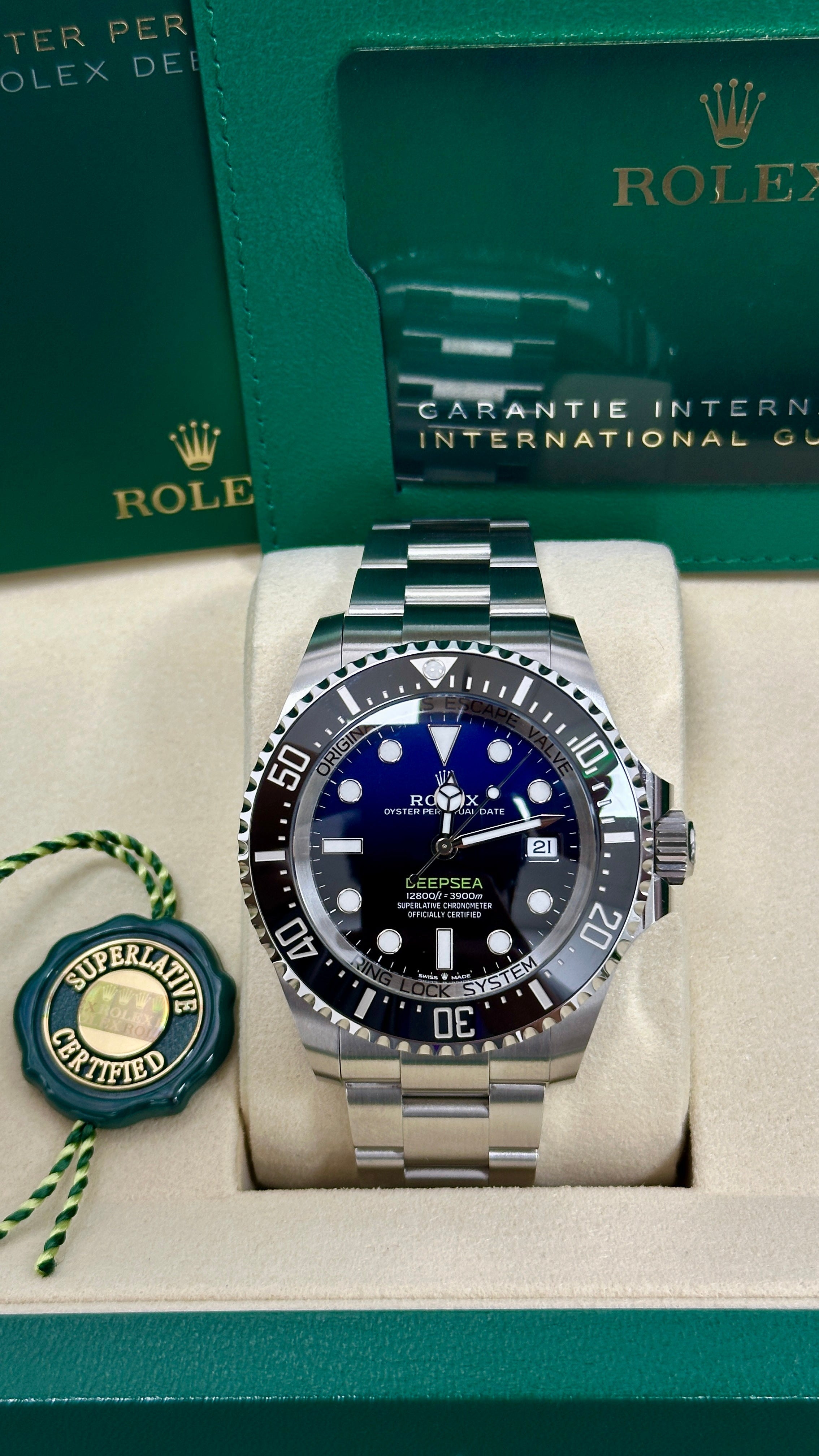 Rolex Deepsea 44mm Blue/Black Gradient “James Cameron” Dial 136660 – New 2026