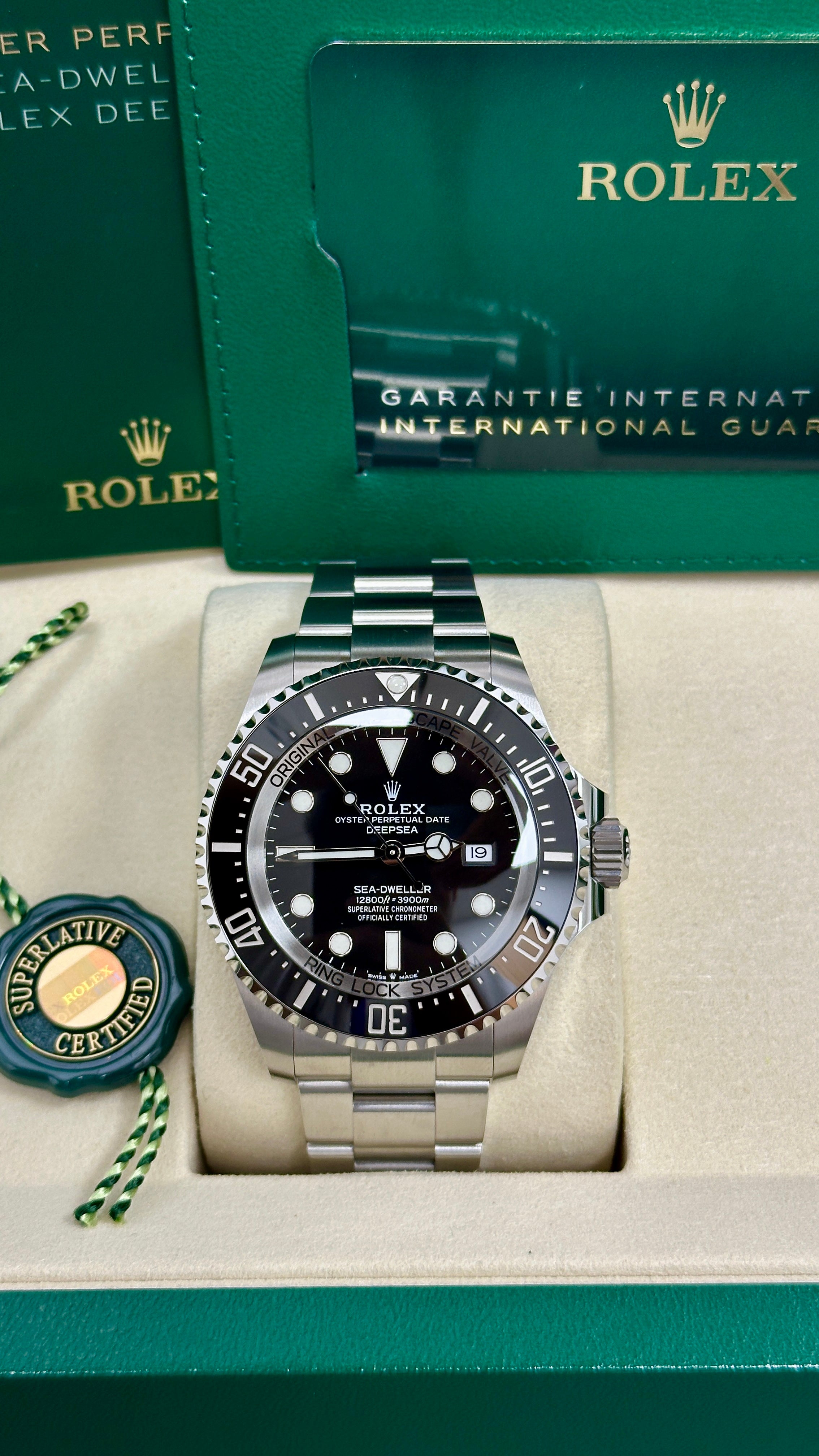 Rolex Deepsea 44mm Oyster Bracelet with Glidelock Clasp – 2025