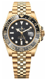 Rolex GMT-Master II 126718GRNR Yellow Gold Black Dial – New 2025