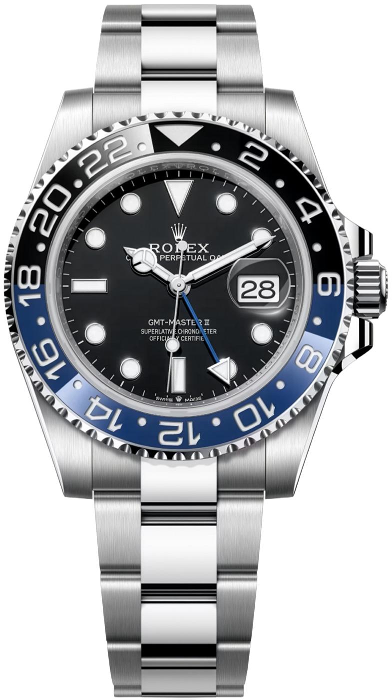 Rolex GMT-Master II "Batman" 40mm Black Dial Blue and Black Bezel Oyster