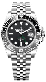 Rolex GMT-Master II 40 mm 126710GRNR Black Dial Grey/Black Cerachrom Bezel “Jubilee Bruce Wayne” – New 2025