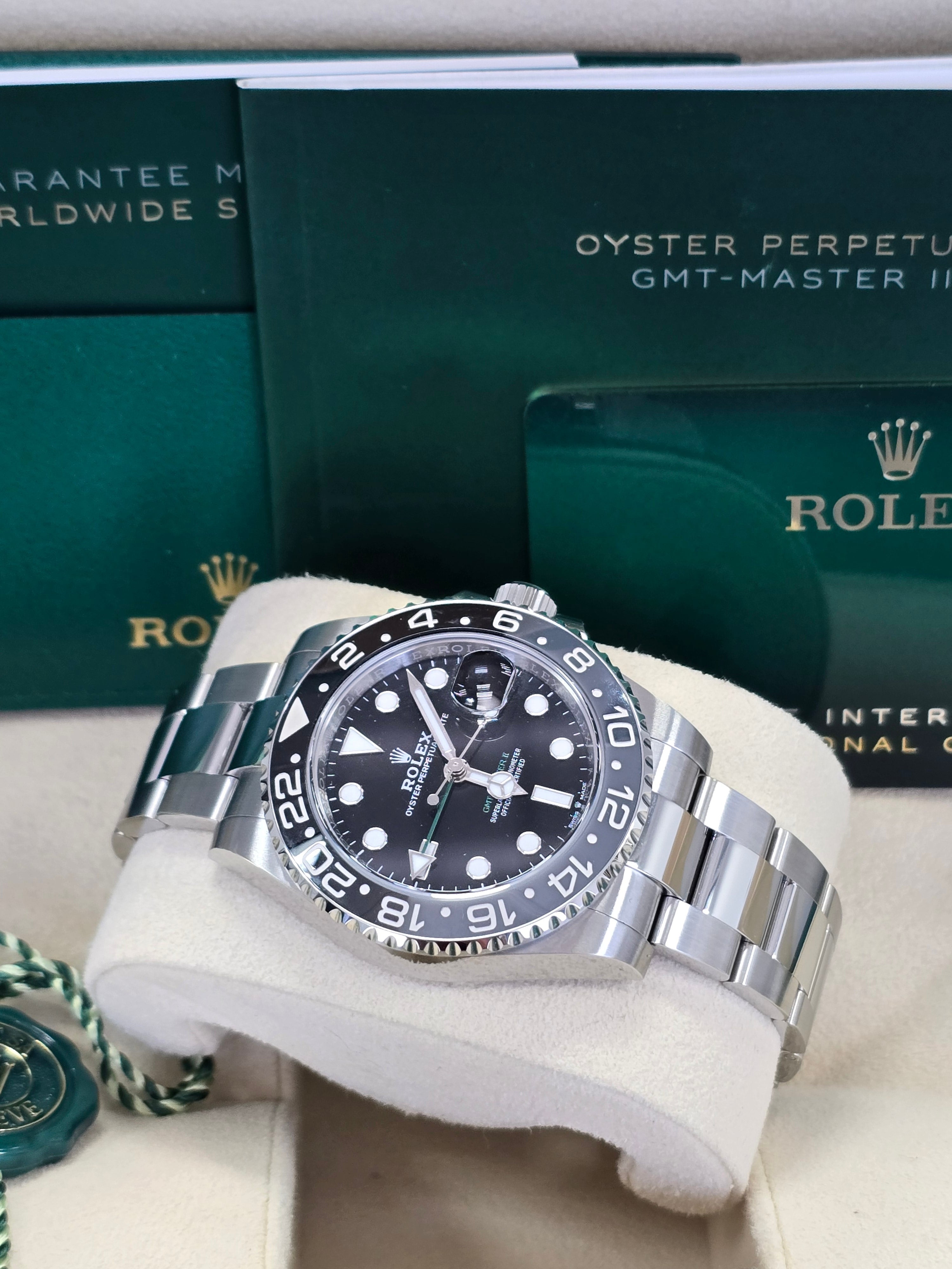 Rolex GMT-Master II "Bruce Wayne" 40mm Black Dial Black Bezel Oyster Bracelet