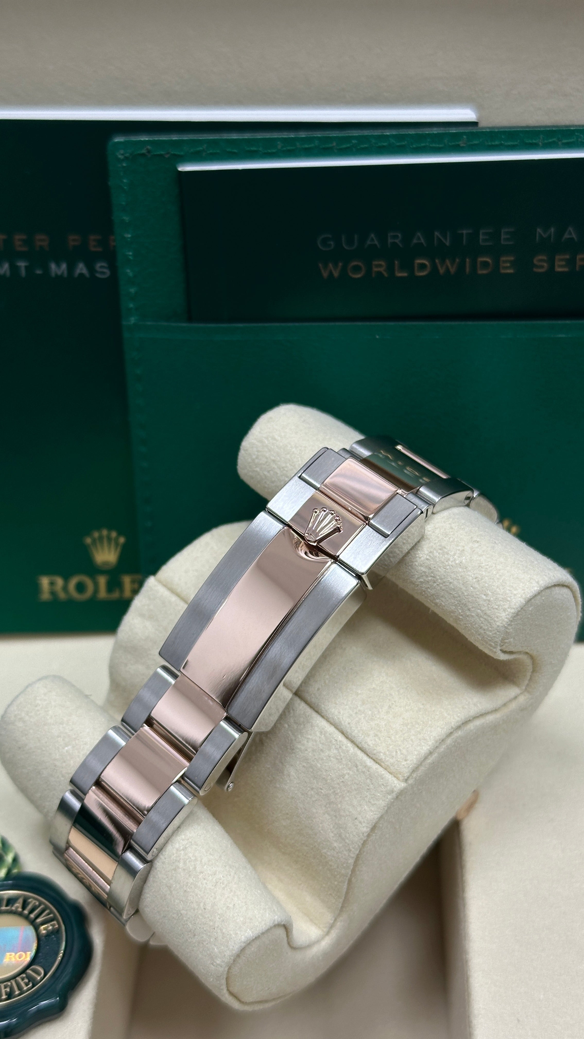 Rolex GMT-Master II "Root Beer" 40mm Two-Tone Everose Black Dial Brown and