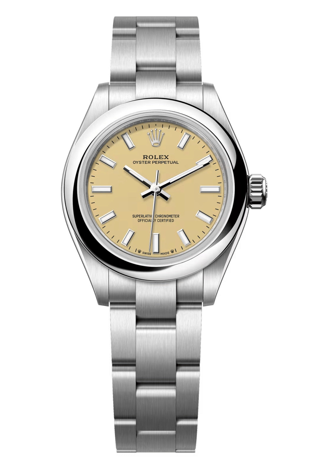 Rolex Oyster Perpetual 28mm Beige Dial Oyster Bracelet – 276200