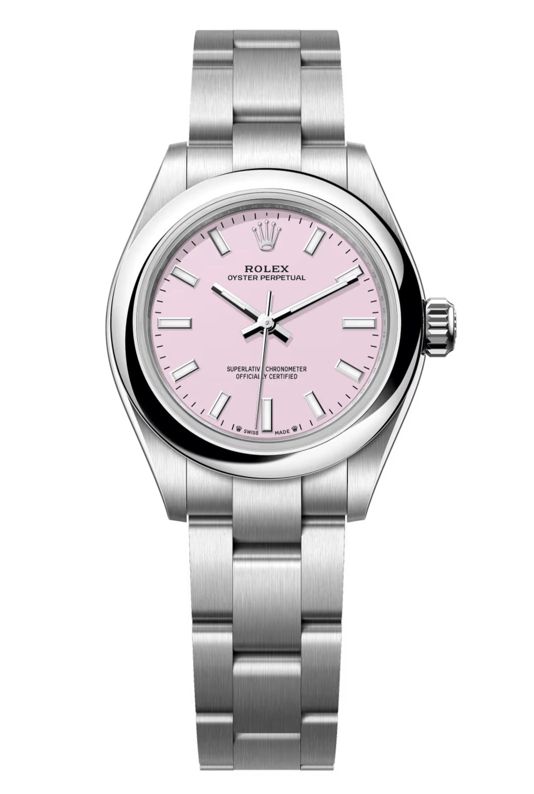Rolex Oyster Perpetual 28mm Candy Pink Dial Oyster Bracelet – 276200