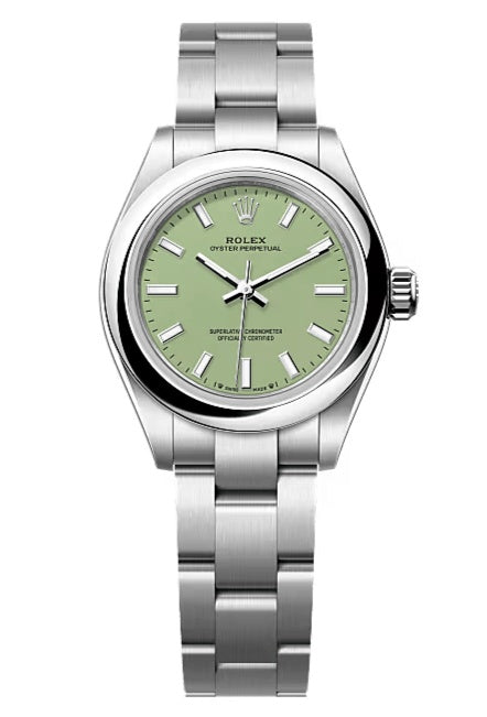 Rolex Oyster Perpetual 28mm Pistachio Dial Oyster Bracelet – 276200