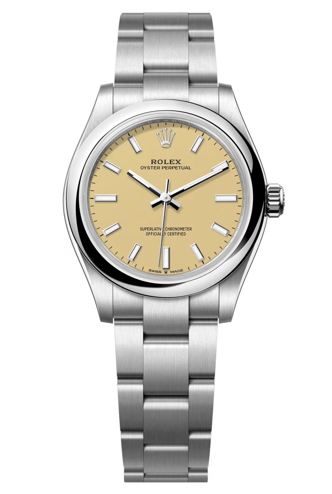 Rolex Oyster Perpetual 31mm Beige Dial Oyster Bracelet – 277200 – New