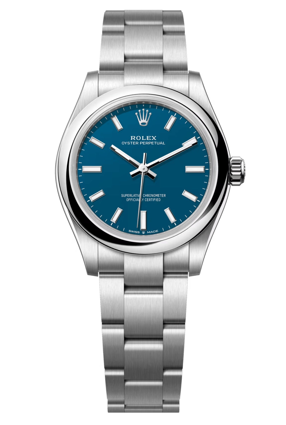 Rolex Oyster Perpetual 31mm Medium Blue Dial Oyster Bracelet – 277200