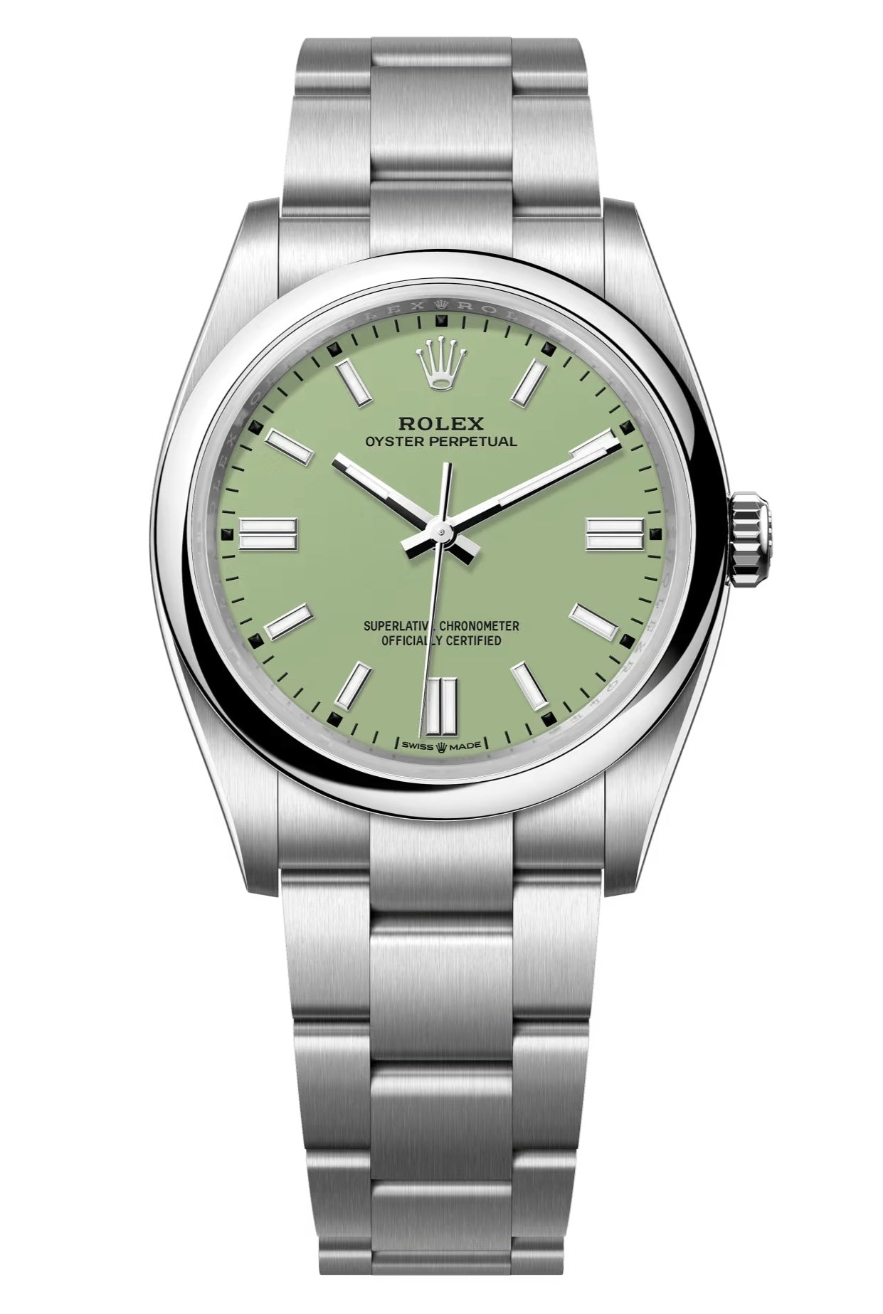 Rolex Oyster Perpetual 36mm Pistachio Dial Oyster Bracelet – 126000