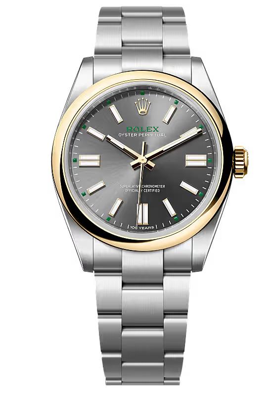 Rolex Oyster Perpetual 41 "100 Years" Slate Dial Yellow Rolesor 134303 – New 202