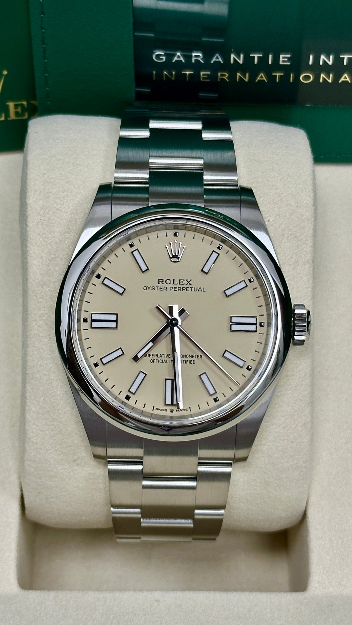 Rolex Oyster Perpetual 41mm Beige Dial - 134300