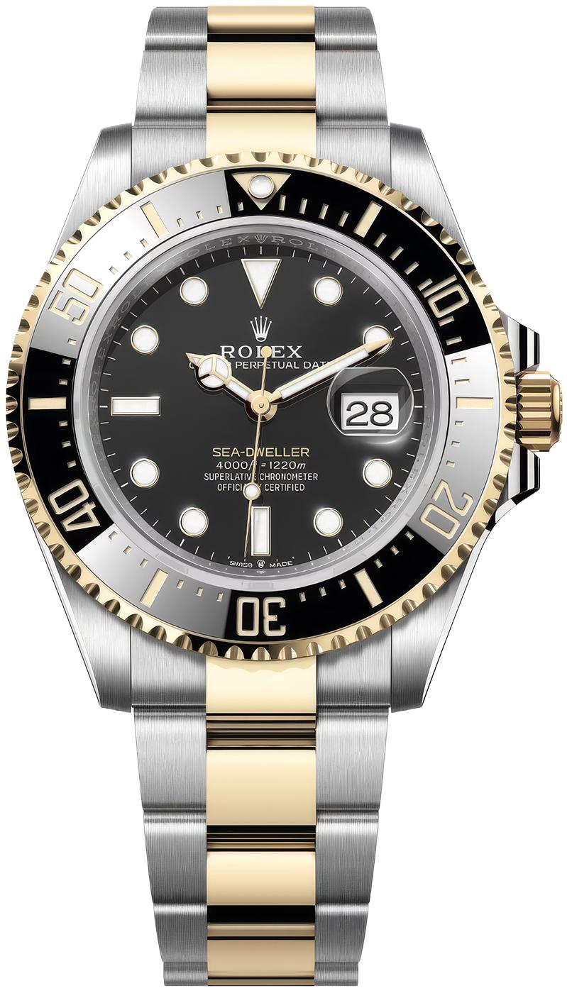 Rolex Sea-Dweller 43mm Two-Tone Yellow Gold Black Dial 126603 – New 2026