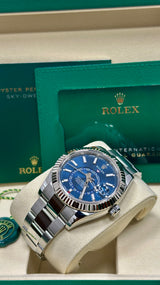 Rolex Sky-Dweller 336934 Side Profile Showing Fluted Bezel – 2025