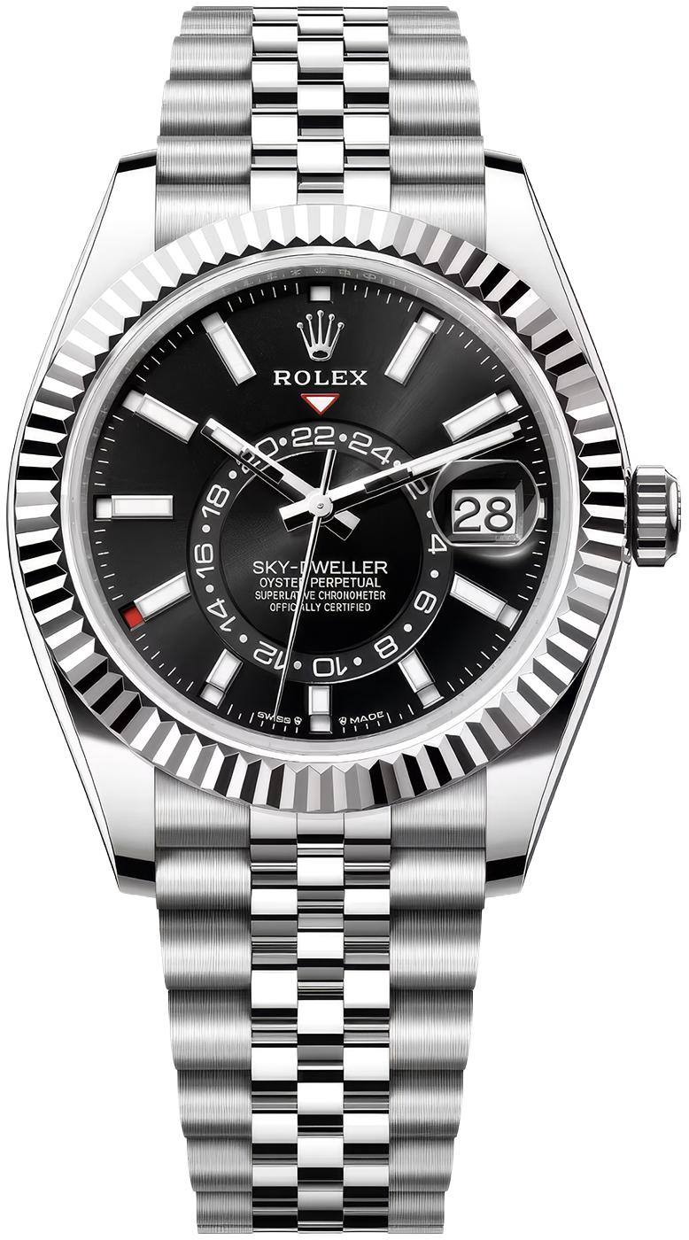 Rolex Sky-Dweller 42mm Black Dial Jubilee Bracelet 336934 – New 2025 / 2026