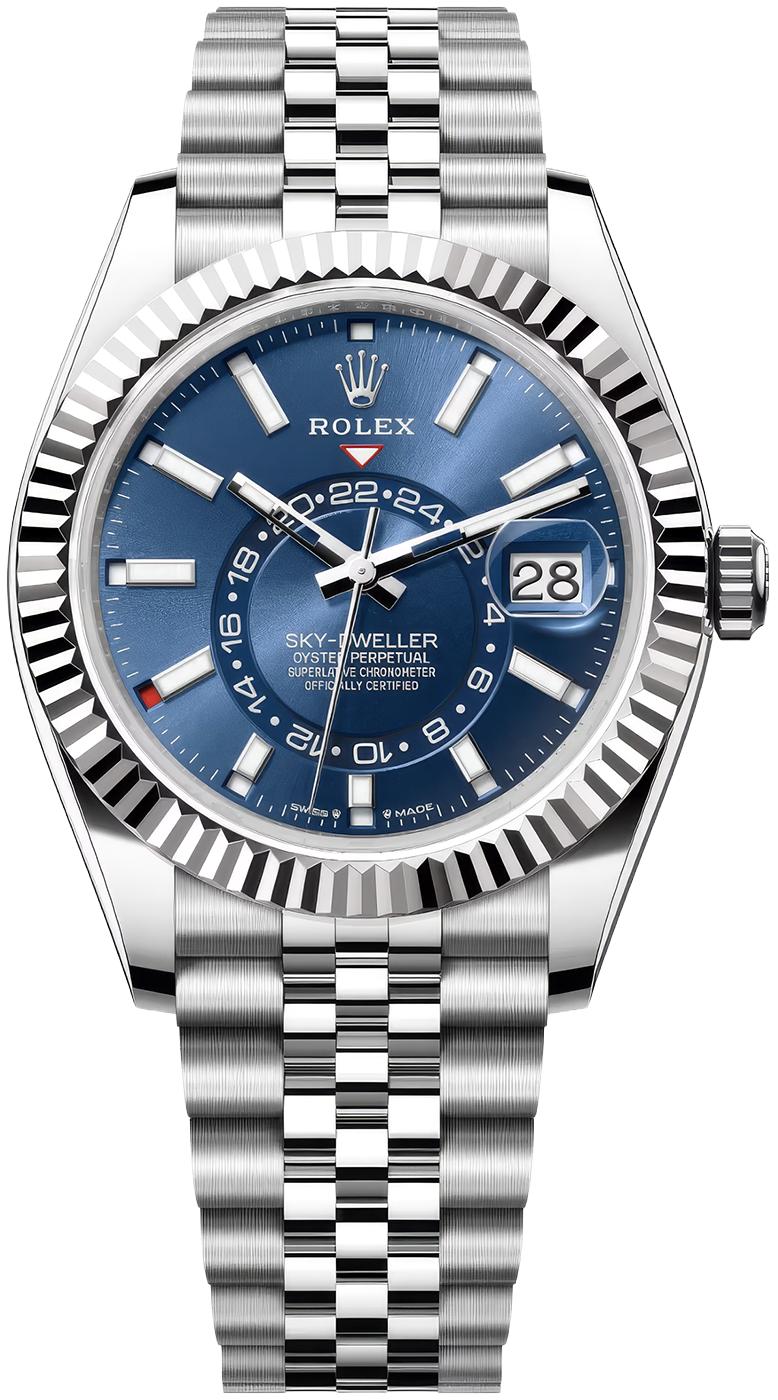 Rolex Sky-Dweller 42mm Blue Dial Jubilee Bracelet 336934 – New 2026