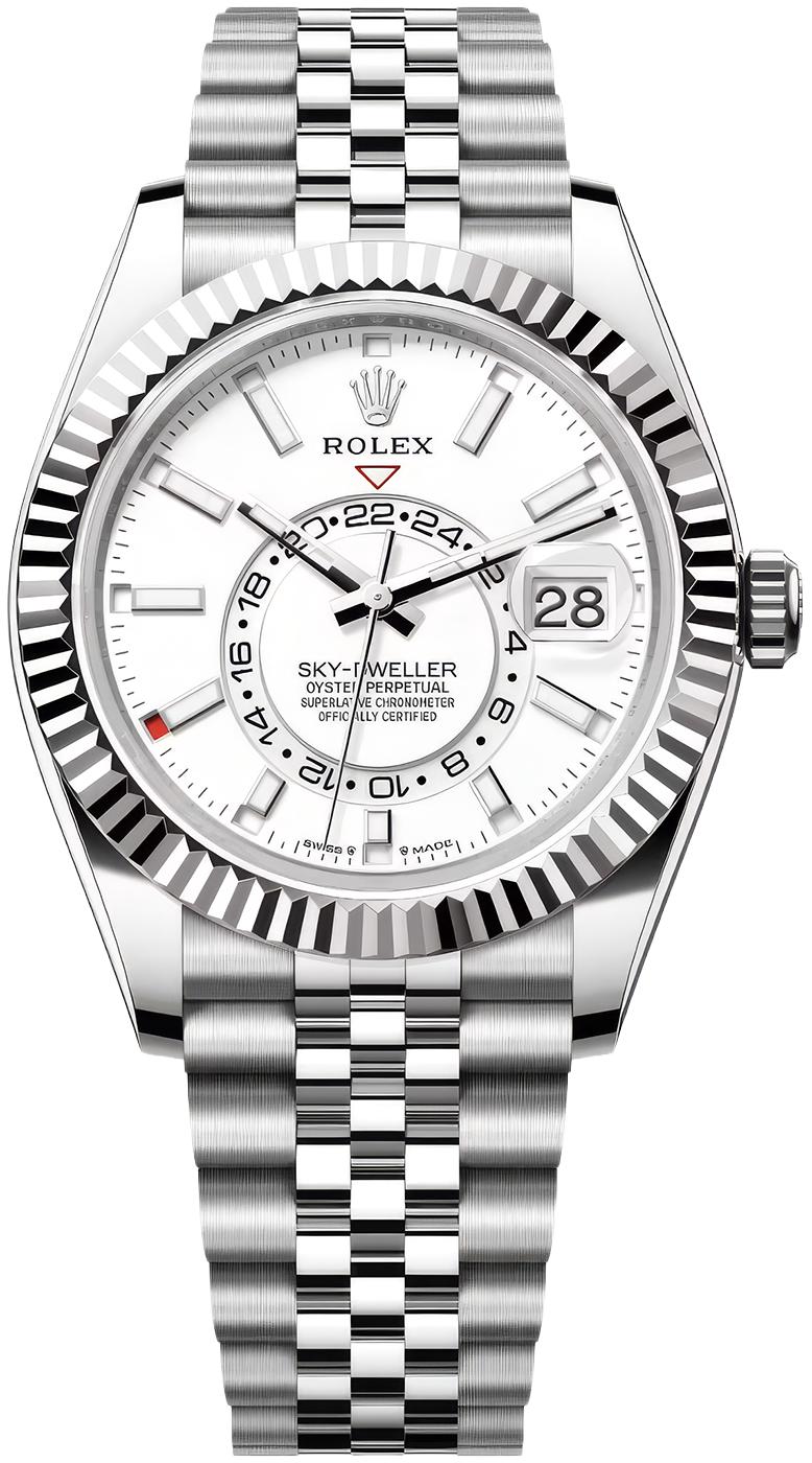 Rolex Sky-Dweller 42mm White Dial Jubilee Bracelet 336934 – New 2025 / 2026