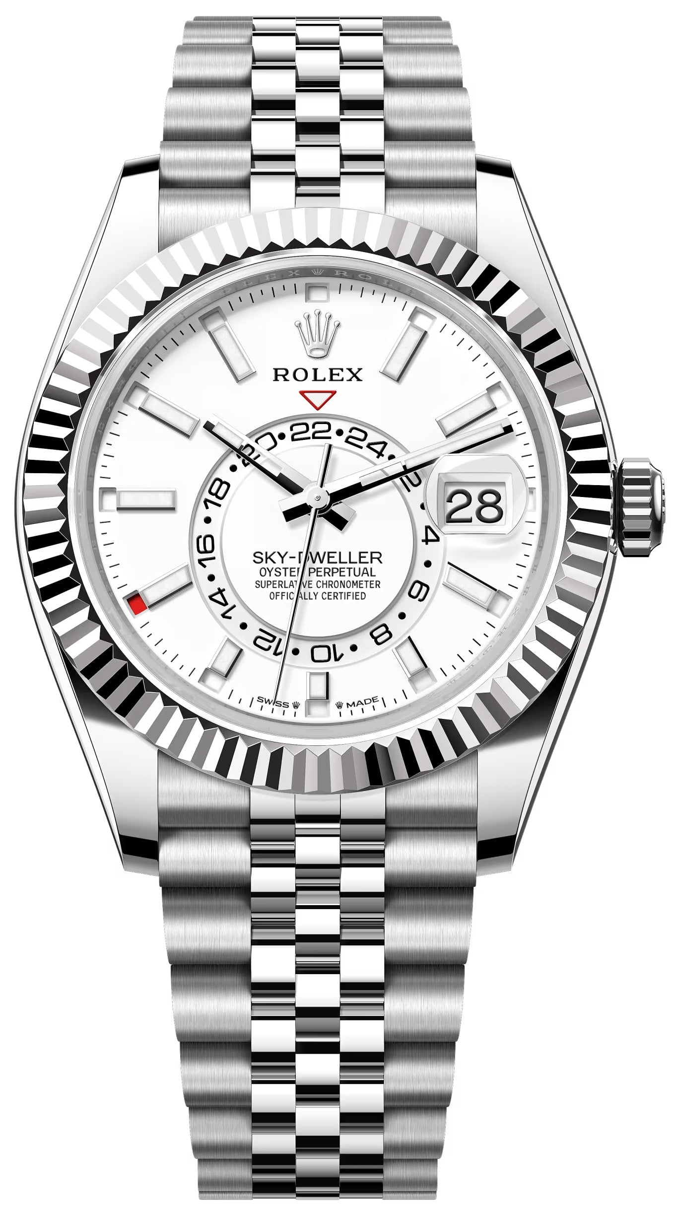 Rolex Sky-Dweller 42mm White Dial Jubilee Bracelet 336934 – New 2025 / 2026