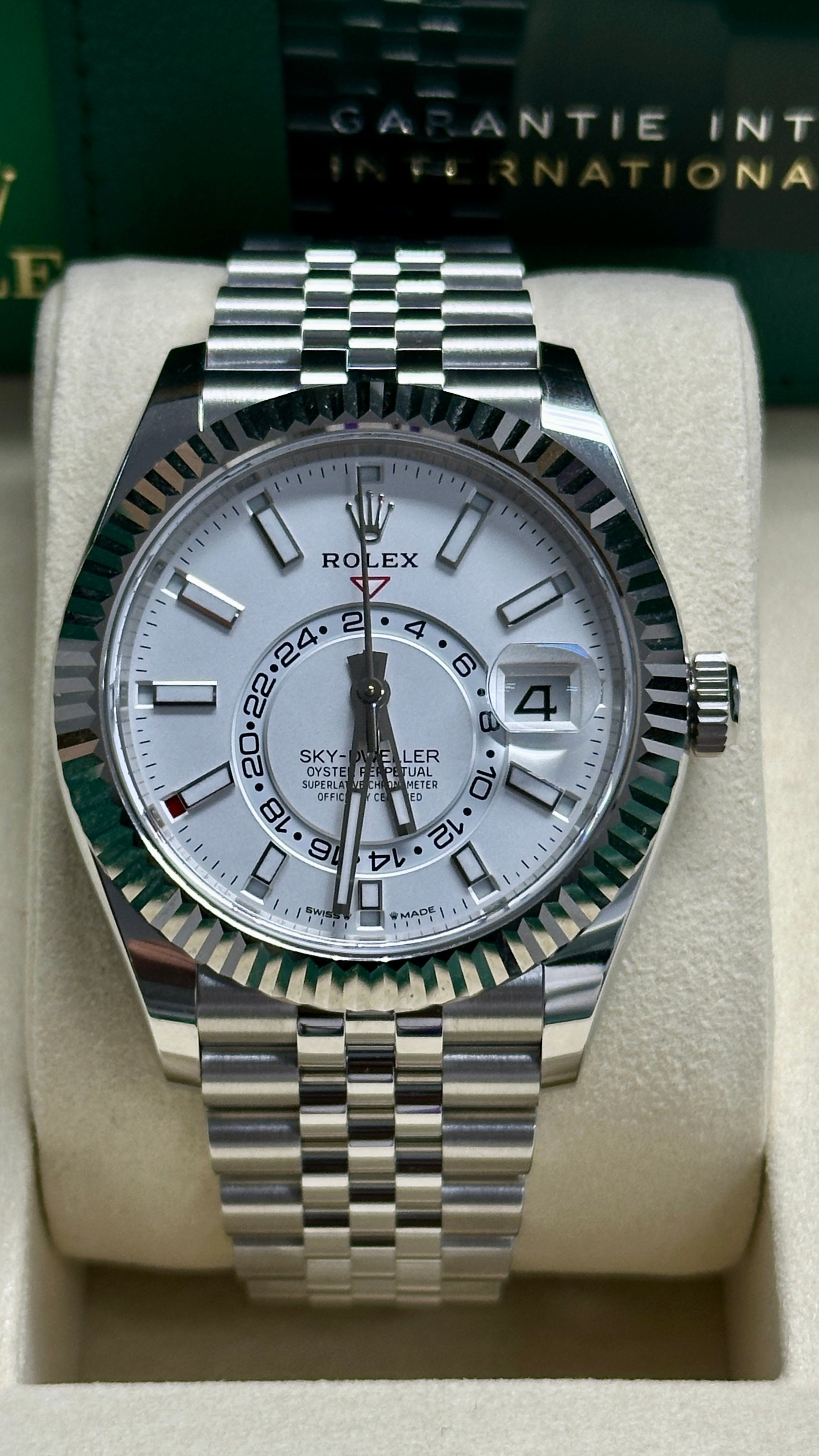 Rolex Sky-Dweller 42mm White Dial Jubilee Bracelet 336934 – New 2025 / 2026