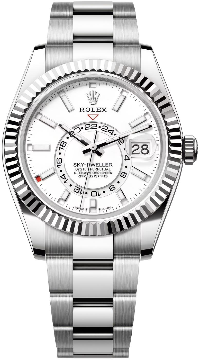 Rolex Sky-Dweller 42mm White Dial Oyster Bracelet 336934 – New 2025 / 2026