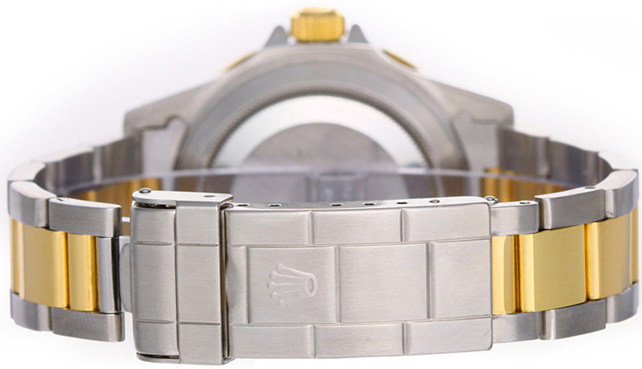 Rolex Submariner 16613 Caseback and Bracelet Finish in Stainless Steel and Yellow Gold