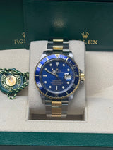 Rolex Submariner 40 mm Two-Tone Oyster Bracelet with Oysterlock Clasp – 16613