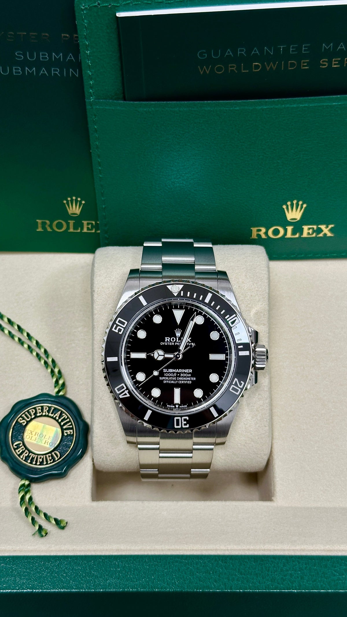 Rolex Submariner No Date 41mm Black Dial Black Bezel 124060 – New 2026