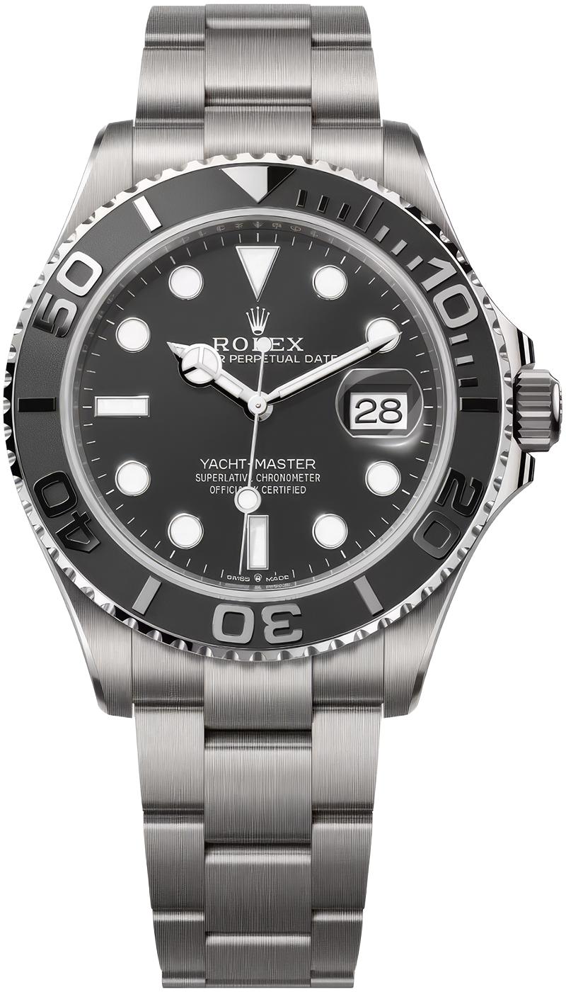 Rolex Yacht-Master 42mm Black Dial Titanium Cerachrom Bezel Oyster Bracelet