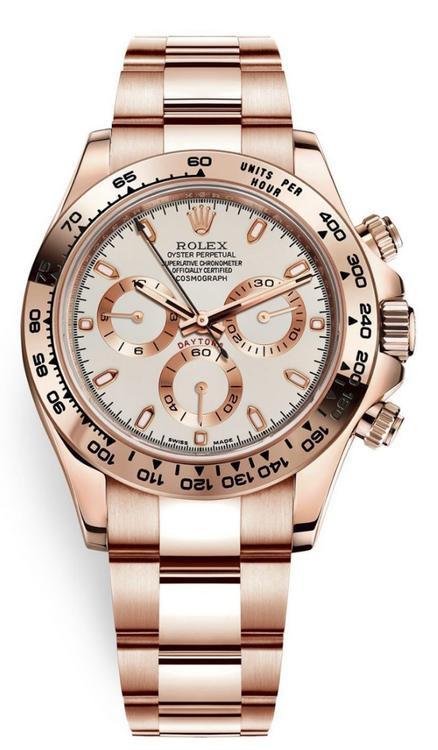 Rolex Daytona Rose Gold Ivory Dial 116505