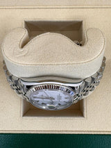 Rolex Datejust 36mm Fluted Bezel White Roman Dial Jubilee - 126234 - New 2025