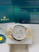 Rolex Yellow Gold President Day Date 40mm Diamond Pave Dial - 228238 - New 2025