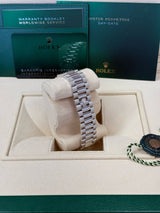 Rolex Day-Date "President" Platinum Ice Blue Baguette Dial - 228236 - New 2025