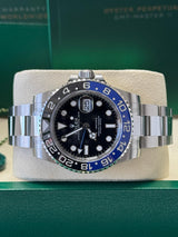Rolex GMT-Master II 40mm Black Dial Blue/Black Bezel Oyster "Batman" - 126710BLNR - New 2025