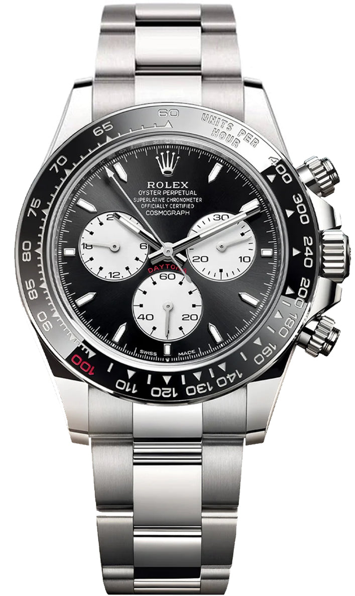 Rolex Cosmograph Daytona 40mm Special Edition "Le Mans" White Gold Ceramic Black Bezel Black Dial - 126529LN - New 2025