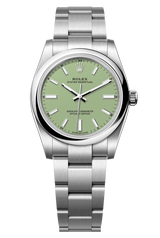 Rolex Oyster Perpetual 34mm Pistachio Dial - 124200 - New 2025