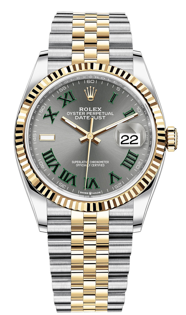 rolex datejust two tone 36mm jubilee